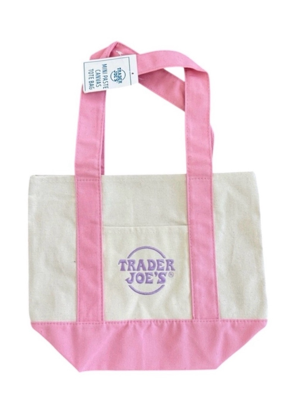 Trader Joe'S Mini Pastel
Canvas Tote Bag